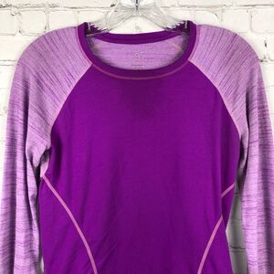 Athleta Purple Long Sleeve Athletic Top Women's Sz XXS